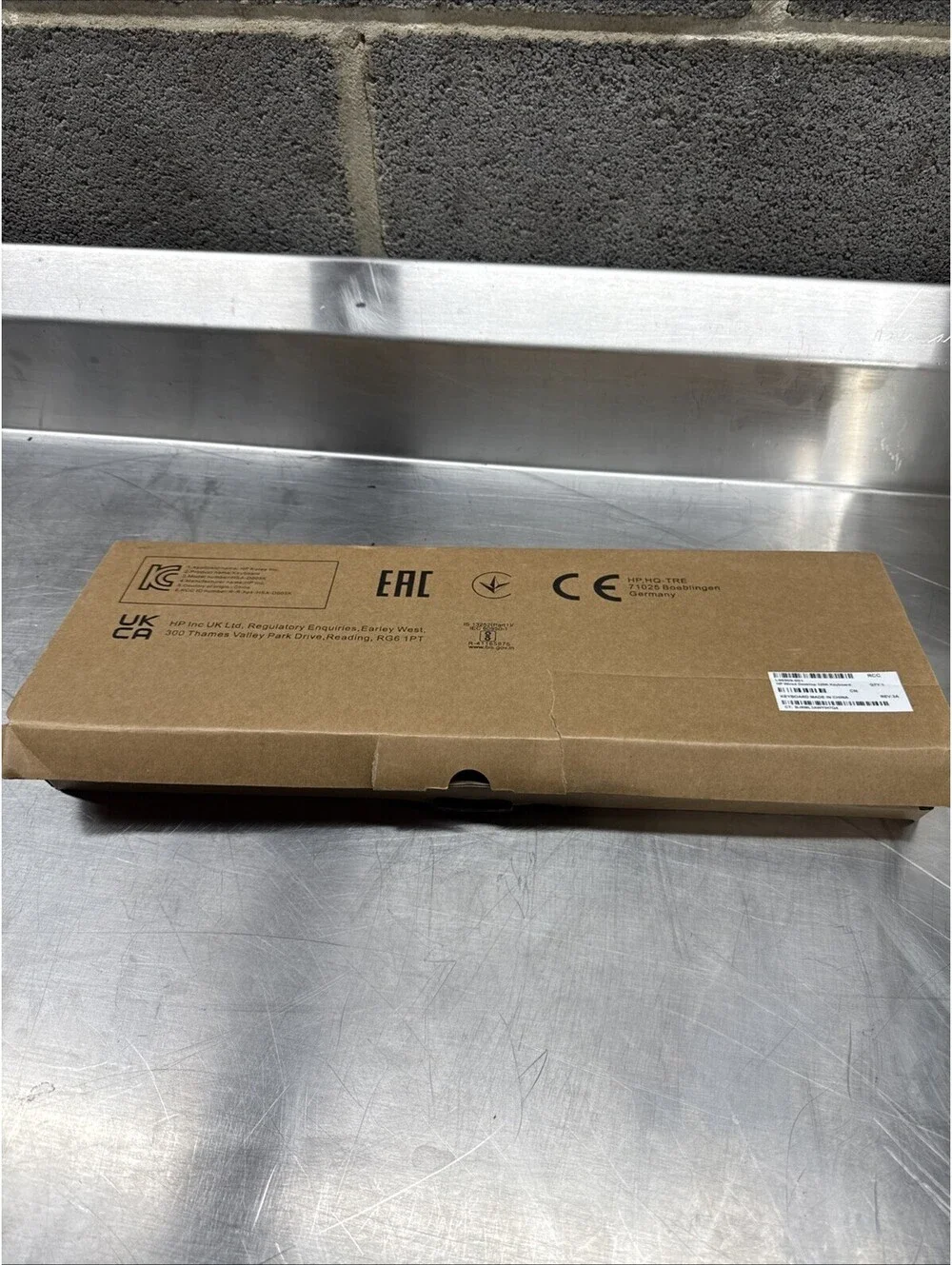 BRAND NEW HP Desktop 320K Slim Wired QWERTY Keyboard - Black